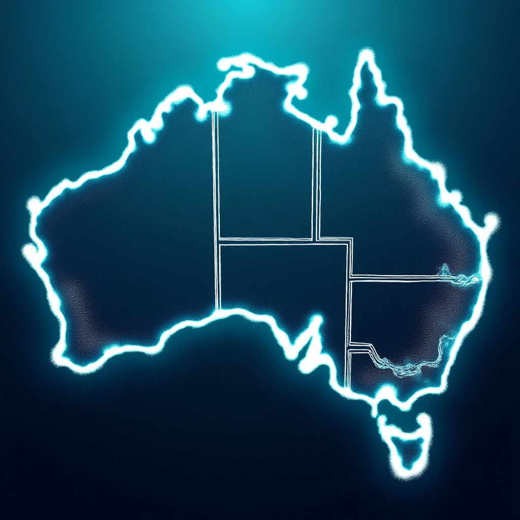 Map showing whale migration routes along Australia.