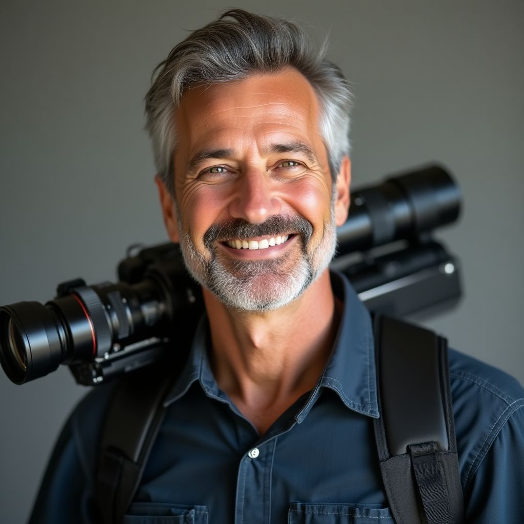 Avatar of a man with a camera.